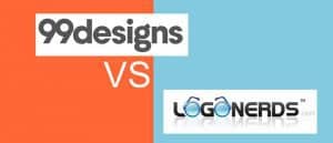 review of logonerds logo design services as compared to 99designs