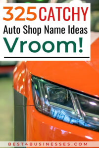 auto shop name ideas for mechanic garages