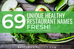 Naming ideas list for healthy restaurants cafes