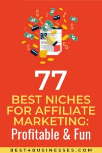 best niches for affiliate marketing - most profitable